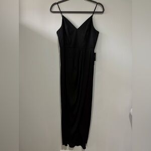 Express Black Strapless Dress